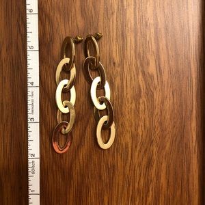 Costume linked earrings